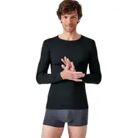 Damart Onderhemden Damart CLASSIC LONG SLEEVE ROUND NECK T-SHIRTGRADE 3 heren EU M