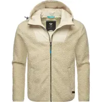 Ragwear Funktionele fleece-jas 'Adar' crème / lichtbeige