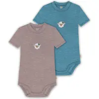Normani Rompertje/body 'Tihoi' blauw / rosa / wit