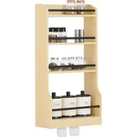 SoBuy KCR12-N Wandrek - Multifunctionele Plank voor Badkamer & Keuken