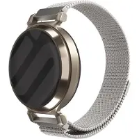 Strap-it Milanees smartwatch bandje 14mm - Sterrenlicht gekleurd RVS Milanese band met magneetsluiting geschikt voor de Garmin Lily 2 (niet de eerste versie)