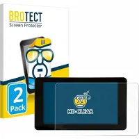 BROTECT - Screenprotector voor Raspberry Pi Touchscreen 2 (7") - Folie Beschermfolie transparant 2 Stuks