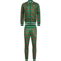 Lonsdale Trainingspak 'Edgware' jade groen / rood / wit