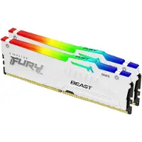 Kingston Technology FURY Beast 32GB 5600MT/s DDR5 CL36 DIMM (Set van 2) Witte RGB EXPO