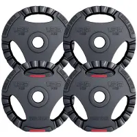 Gorilla Sports Voordeelbundel 5 kg - 4x1.25 kg Halterschijven gripper kunststof