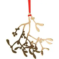 Pluto Design GOUDEN VEER METAAL HANGENDE KERST DECORATIE -
