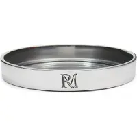 Rivièra Maison Kaarsenbord rond Zilver - RM Maxime Kaarsenhouder - Aluminium - (ØxH) 13x2.5