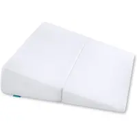 Amazinggirl Wigkussen voor Bed en Bank 64 x 62 x 17 cm - Reflux Kussen & Matraswig voor Volwassenen – Bedwig Leeskussen Rugkussen Hoofdeinde Beenkussen – Matrasverhoger Hoes Wasbaar Oeko-Tex