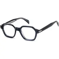David Beckham Bril - - DB 7140 - Blauw kristal - Acetaat - 48-20-145