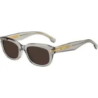 Hugo Boss Zonnebril - - Boss 1793/F/S KB7/70 - Ovale kunststof montuur - Grijze glazen cat.3 - UV400