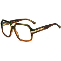 Dsquared2 D2 0162 Brown horn 56/16/145 MAN Brilmonturen