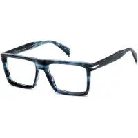David Beckham DB 7138 55/18/145 Blauw hoorn Acetaat monturen MAN DB 7138