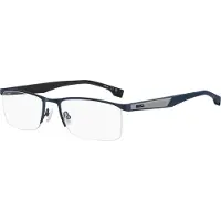 HUGO BOSS BOSS 1770 55/19/150 Matte blauwe metalen monturen MAN BOSS 1770