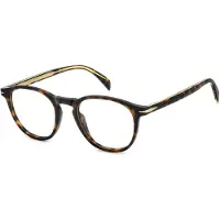 David Beckham DB 1018 49/20/150 Matte havana Acetaat monturen MAN DB 1018
