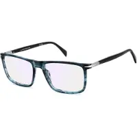 David Beckham DB 1181 57/18/150 Blauw hoorn zwart Acetaat monturen MAN DB 1181