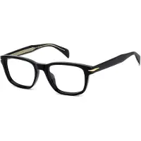 David Beckham DB 7141/F 51/19/145 Zwarte Acetaat monturen MAN DB 7141/F