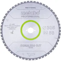 Metabo 628695000 Cirkelzaagblad 305 x 30 mm Aantal tanden: 56 1 stuk(s)