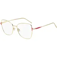 HUGO BOSS BOSS 1789 56/17/140 Gouden rode Metalen monturen VROUW BOSS 1789