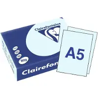 Clairefontaine Azuurblauw A5 Gekleurd papier 80 grams (500 vel)