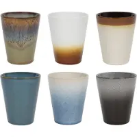 Studio Tavola Cappuccinokopjes - Koffiebekers - Storm - 310 ml - 6 stuks