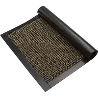 JYG Deurmat Loper ENTER beige 90x250cm - drooglooploper - antislip - ingangloper - traploper - 4 zijden stootrand