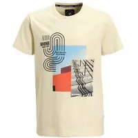 Me & My Monkey T-shirt met printopdruk beige Jongens Katoen Ronde hals - maat 170/176