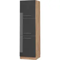 Vicco Fame-Line Ovenombouwkast – 60 cm Antraciet Hoogglans
