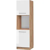 Vicco Fame-Line Ovenombouwkast – 60 cm open Wit Hoogglans