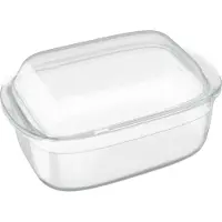 Relaxdays Braadpan, Gerechten voor gratineren, Transparant
