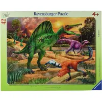 Ravensburger Puzzel voor kinderen - 05094 Spinosaurus - Een puzzel met een rand voor kinderen vanaf 4 jaar, bestaande uit 42 stukjes