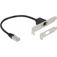 DeLOCK 85803, 0,3 meter, Cat5e, F/UTP (FTP), RJ-45, RJ-45, zwart