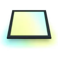 Wiz Plafondlamp LED Paneel - 30 x 30 cm - Warm- tot Koelwit Licht - Slimme LED Verlichting - 12W - Vierkant - Zwart