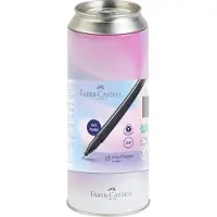 Faber-Castell fineliner Grip - 0,4mm - blik met 15 stuks assorti - FC-151617