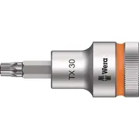 Wera 8767 C HF 05003833001 Binnen-zesrond (TX) Dopsleutel-bitinzet Houderfunctie 12.5 mm 1/2 T 30 1/2 (12,5 mm)