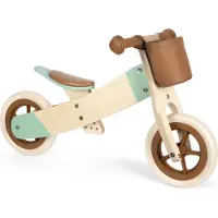 Small Foot Driewieler/Draisienne - COMPANY - Maxi Brun caramel - Evolutief - 3 wielen - 50 kg max