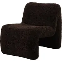 Ptmd Oslo Luxe Fauteuil Teddy Coffee