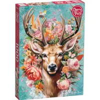 CherryPazzi Flower Deer Puzzel 1000 Stukjes