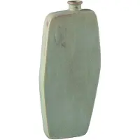 Ptmd Amalie Green Round Ceramic Bottle L