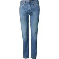 Levi's Jeans '502 Taper Linen + Denim' lichtblauw