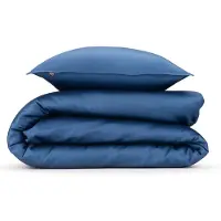 Zohome Zo Home Dekbedovertrek Katoen Satijn Satinado Uni - evening blue 200x200/220cm