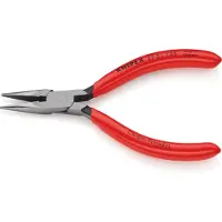 Knipex 37 31 125 Platte rondbektang Elektronica en fijnmechanica Recht Gereedschapsstaal 125 mm