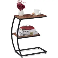 Relaxdays Salontafel, Bijzettafel (47,5 x 25 x 57,5 cm)