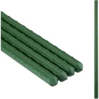 Relaxdays plantenstok metaal 120 cm - set van 10 - plantensteun tomaten - klimplantensteun