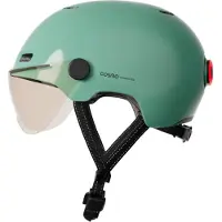 Cosmo Connected Fietshelm Fusion+ Glanzend salie