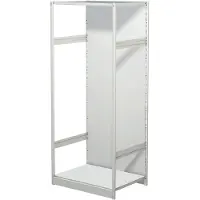 Kerkmann Leeg archiefrek PROGRESS 500 T, basissectie, met achterwand, H 1900 x B 750 x D 640 mm