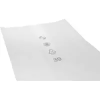 Deiss PREMIUM afvalzakken, robuust en veelzijdig, gerecycled LDPE, los, B 800+500 x H 2200 mm, 800 liter, transparant, 50 stuks
