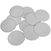 Spellenrijk Grote Spel Fiches 38mm Wit (10 stuks)
