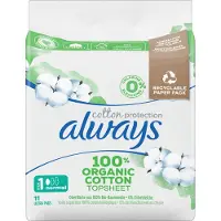 Always Maandverband Bio Cotton Protection Ultra Normal met Vleugels 11 stuks
