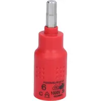 Ks Tools 1183866 118.3866 Inbus Verwisselbare kop 6 mm 3/8 6 mm 3/8