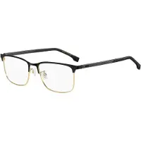 HUGO BOSS BOSS 1802/F 55/17/145 Matte zwart goud Metalen monturen MAN BOSS 1802/F